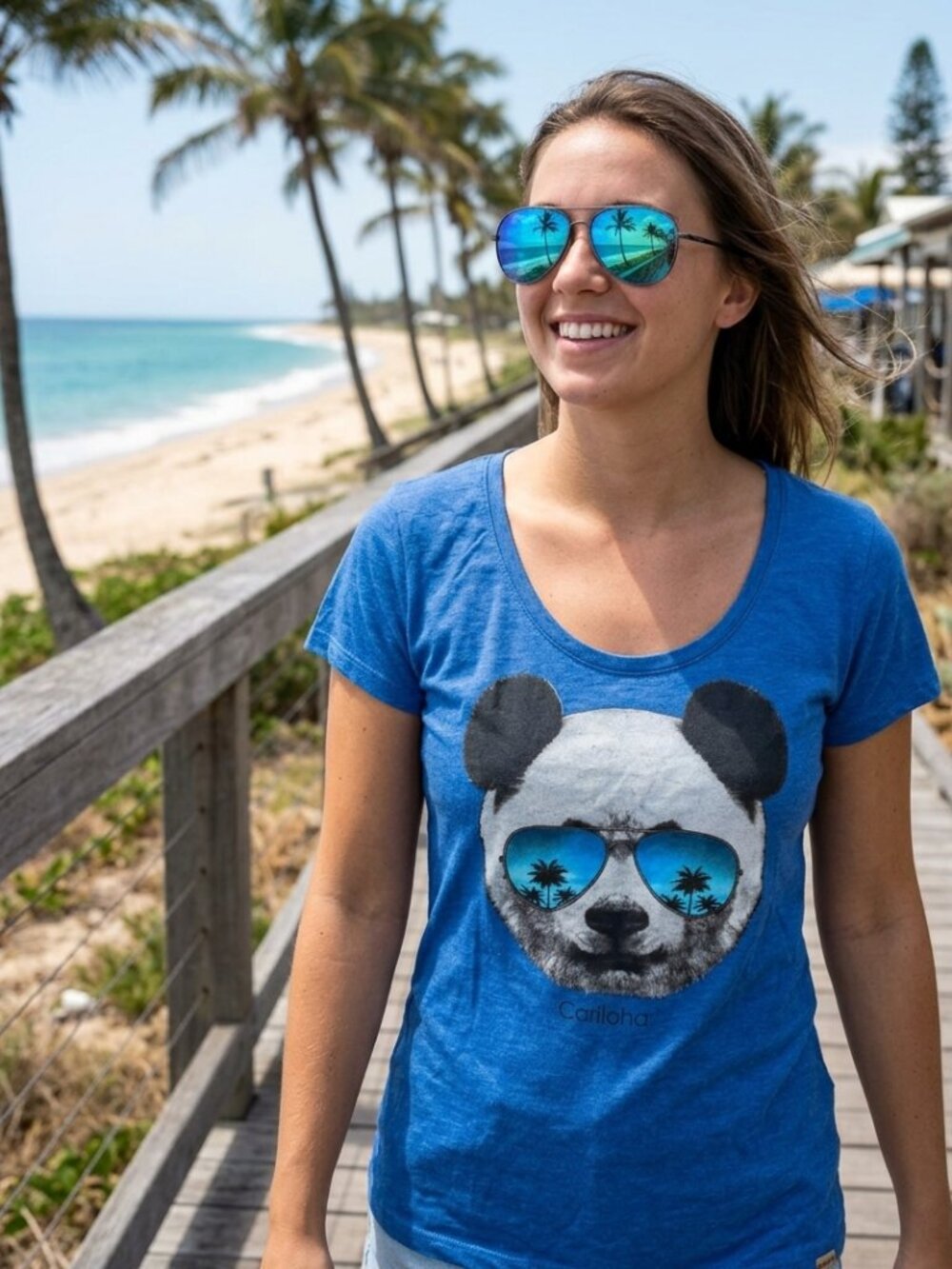 Cariloha Bamboo Blend Panda Tee